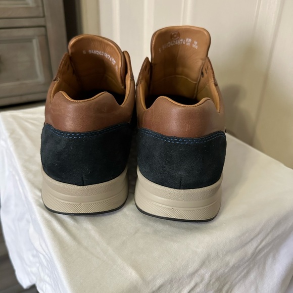 Mephisto Men's Tan and Dark Blue Sneakers - Picture 7 of 8